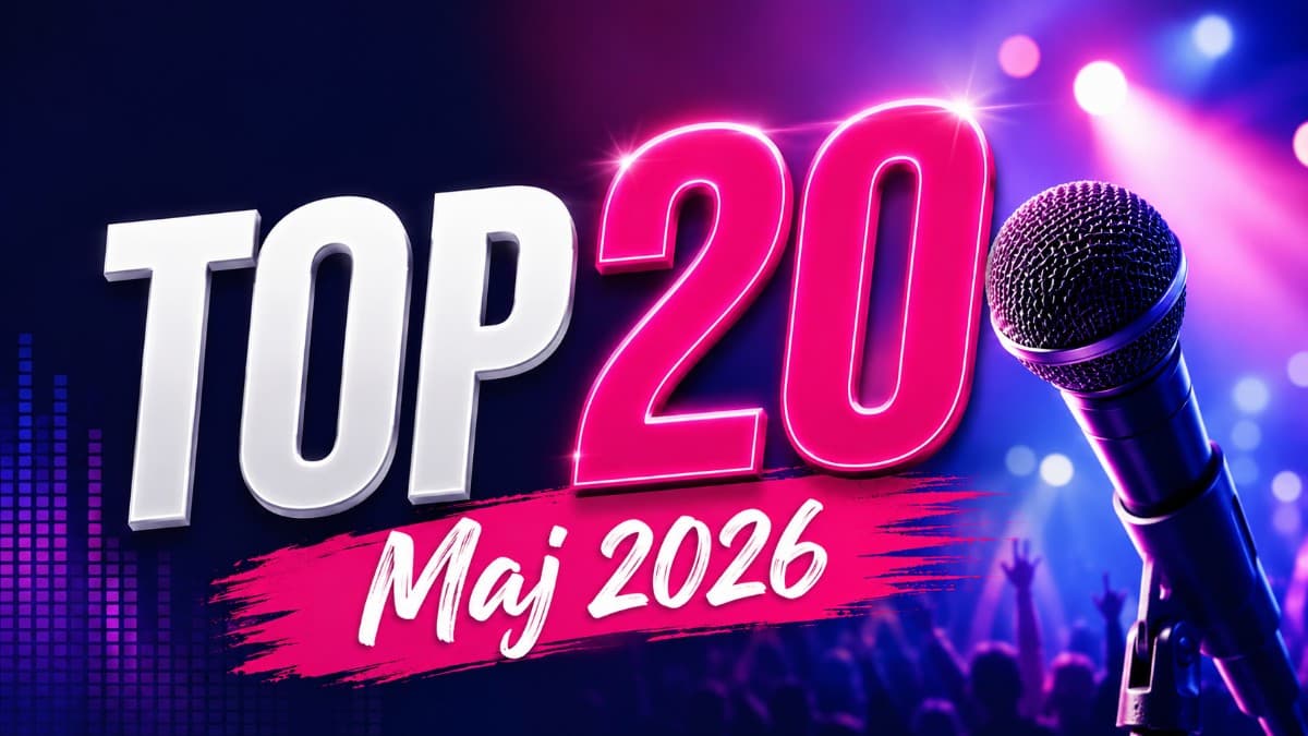 Top 20 podkładów karaoke na maj 2026 🎤 Najgorętsze hity w Karaoke24.pl!